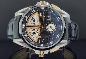 Ulysse Nardin Sonata Streamline Alarm Ref. 675-00 Titanium Ceramic 44mm Box & P