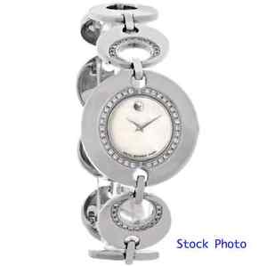 Movado Women's Buleto Diamond Accented Swiss Quartz Watch 0605920 0605934