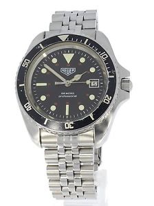 HEUER MONNIN REF 844 PRO 200M 42 DIVER VINTAGE AUTOMATIK UHR CAL 4611A SELTEN