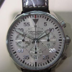 HAMILTON KHAKI MEN'S WATCH AUTOMATIC SAPPHIRE LEA SPORTS H64666555 NEW