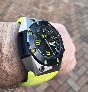 Linde Werdelin Oktopus 2 Double Date Titanium Yellow Ultra Rare Diver's Watch!!!