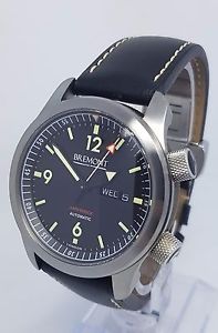 Bremont U-2/SS  Mens Steel 40MM Watch, Full Set, Low Serial No. 2012
