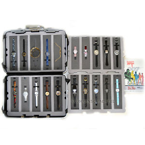 SWATCH JAMES BOND 007 ENSEMBLE COMPLET INCL.VALISE ALU (NEUF) VRAI RARETÉ !