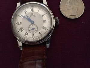 Gevril 2502L Date SS automatic Limited Edition Top Sapphire crystal watch