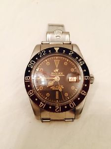 Original Rolex Movement 1065 GMT Fit In Custom Made Case 6542(Replacement Case)