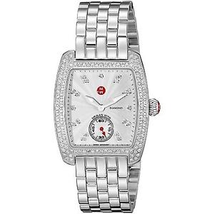 MICHELE WOMEN'S STEEL BRACELET & CASE SWISS QUARTZ ANALOG WATCH MWW02A000508