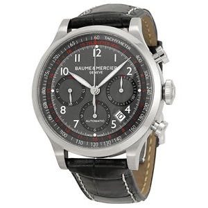 Baume and Mercier Capeland Automatic Chronograph Grey Dial Watch M0A 10044