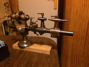 Torno Relojero Lorch 8mm + 71 Pinzas // LORCH LATHE Watchmaker 8 mm + 71 Collets