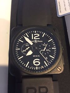 Bell & Ross BR03-94 Chronograph BR03-94 Black/White Watch Retail $5,800