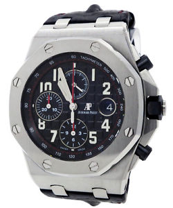 Audemars Piguet Royal Oak Offshore Stainless 42mm Black Red Themes 26470st