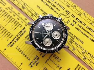 Vintage Chronograph Croton Skymaster 12 Hour Recorder Valjoux 72 Watch