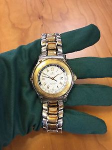 18k Gold Bezel Ebel Stainless Steel Watch Automatic