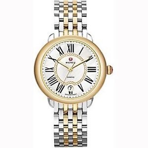 Michele Serein MOP Dial Two-Tone Ladies Watch MWW21B000015