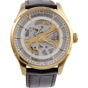 Hamilton Men's H42545551 Jazzmaster Analog Automatic Self Wind Brown Watch