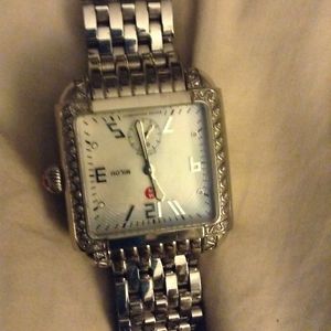 Michele Deco Diamond Markers MW06P00A0928 Wrist Watch for Women