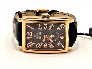 Gevril Men's 5131 Avenue of Americas 18k Rose Gold Automatic Retail $18,995.00