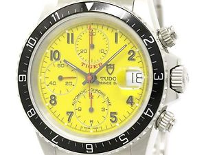 Polished TUDOR Chrono Time Prince Date Tiger Automatic Mens Watch 79270 BF114664