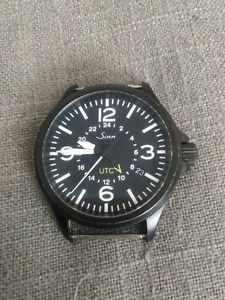 German Sinn 856 UTC Black PVD Watch