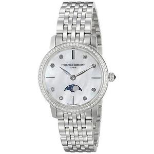 FREDERIQUE CONSTANT WOMEN'S 30MM STEEL CASE SWISS QUARTZ WATCH FC206MPWD1SD6B