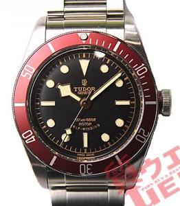 Tudor Heritage Black Bay Red 79220R 79220 Watch Used Excellent++ W/Box Card
