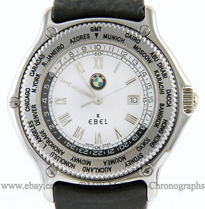 BMW Motorrad Limited Ebel Voyager World Timer GMT Swiss Made Automatic Watch
