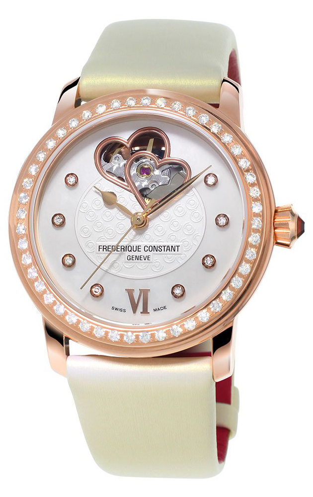 Frederique Constant World Heart Federation RG Plated Womens Watch FC-310WHF2PD4