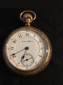 14K gold 1888 Civil War captain's Waltham pocket watch