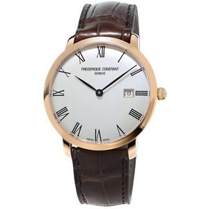 Frederique Constant FC-306MR4S4 Slimline Automatic Mens Watch NWT BOX & PAPER
