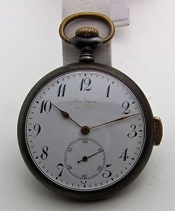 Gunmetal Swiss 47mm Open Face Quarter Repeater c. 1900 Running