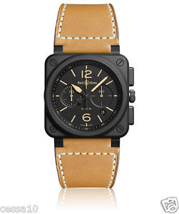 Bell and Ross Instrument Heritage Black Dial Chronograph Automatic 42MM Mens