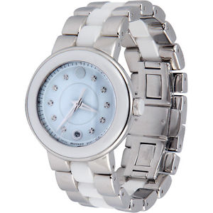 Movado Women's 0606540 "Cerena" Stainless Steel Diamond-Accented Watch