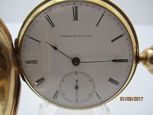 CIVIL WAR APPLETON TRACY 18 KT POCKET WATCH