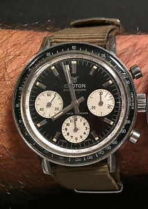 Vintage Chronograph Croton Skymaster  Valjoux 72 Watch daytona