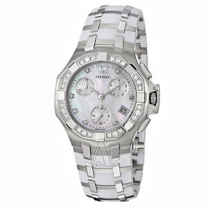 FREESHIPPING Concord Saratoga Chronograph Stainless Steel Womens Watch 0310889
