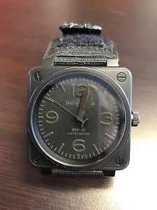Bell & Ross Phantom BR01 - Used, No Box Or papers W/ Lots Of Straps Badgerbones