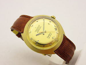 ZENITH CAPTAIN DE LUXE CHRONOMETRE IN ORO 18KT AUTOMATIC ANNI 70 TOP CONDITION !