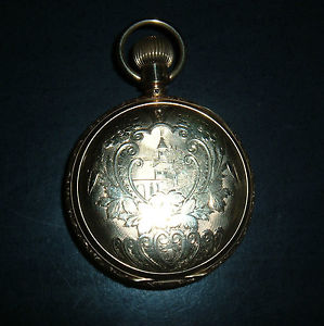 Antique Waltham Pocket Watch 14K Gold 1800's possibly w/unique case!