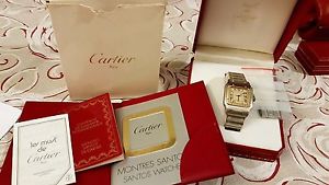 Cartier Santos Stainless Steel/18k Yellow Gold Unisex  REF.187901