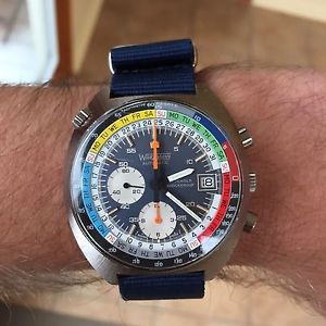Wakmann 9804 Regate Yachting Chronograph Lemania 1341 vintage yacht timer
