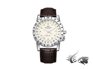 Glycine Airman Base 22 Automatic Watch, Purist, Leather strap, 3887.11/66-LBN9