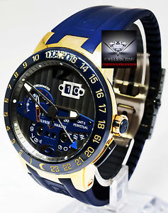 Ulysee Nardin El Toro 18k Gold/Ceramic Perpetual Calendar Watch Box/Paper 326-00