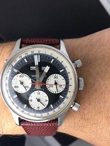 Vintage Wakmann Triple Date Panda Chronograph - Valjoux Ref 72 .1309.70