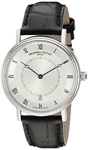 NEW FREDERIQUE CONSTANT CLASSICS SLMILINE AUTOMATIC S/S SILVER DIAL FC-306MC4S36