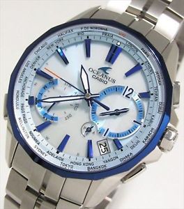 CASIO OCEANUS OCW-S3400D-2AJF Manta Men's Watch Aquamarine