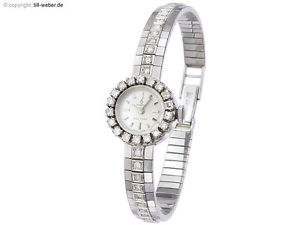 Candino "Damenuhr" Weißgold Diamanten ca. 1965