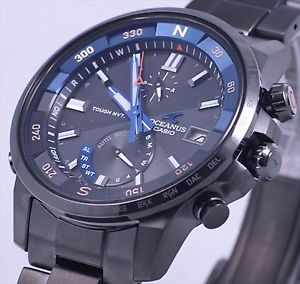 CASIO OCEANUS OCW-P1000B-1AJF CACHALOT Men's Watch Radio Wave Solar Chronograph