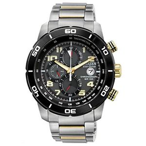Citizen CA0469-59E Mens Black Dial Quartz Watch with Stainless Steel Strap