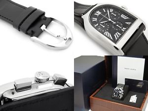 RALPH LAUREN Stirrup Large Chronograph Steel Watch RLR0030700 Used Mint W/ Box