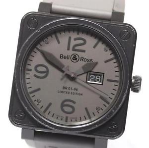 Pre-owned Bell&Ross Command Big Date BR01-96 Limited to 500 Worldwide AT Gray