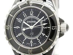 Polished CHANEL J12 Ceramic Quartz Ladies Watch H0682 (BF112671)